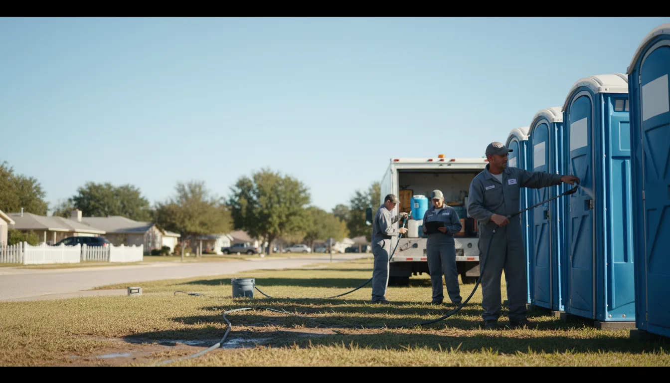 Long-Term Portable Toilet Rental in Sandoval, IL near me